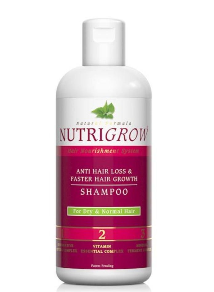 Nutrigrow Anti Hair Loss & Faster Hair Growth Shampoo 4 Dry & Normal Hair 300ml