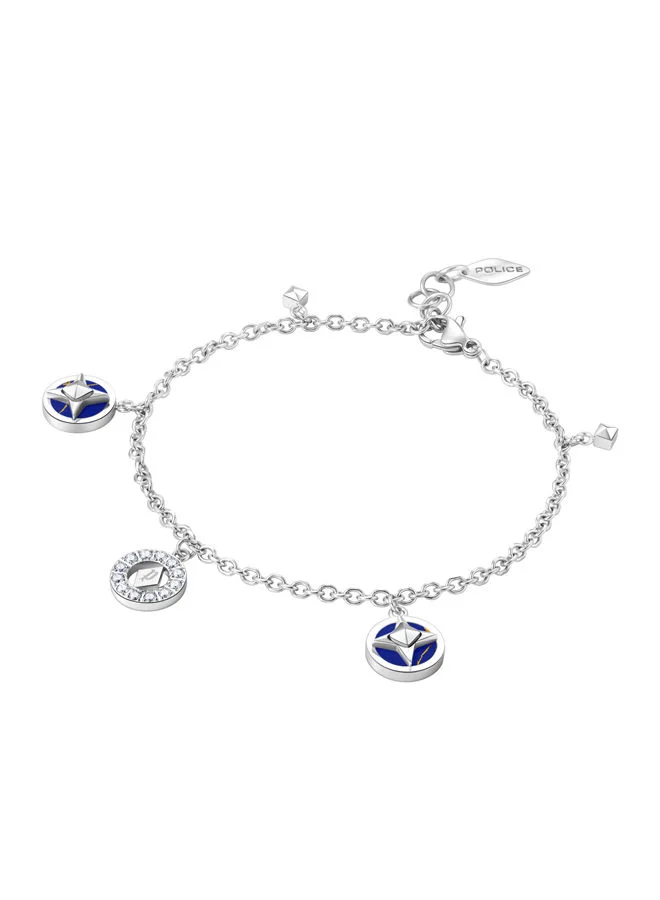بوليس Lucky Star Bracelet for Women Stainless Steel with LapisPEJLB0002003