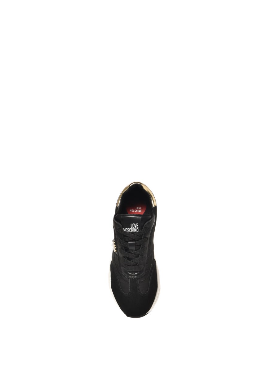 Love Moschino Lace Up Low Top Sneakers  - Image 4