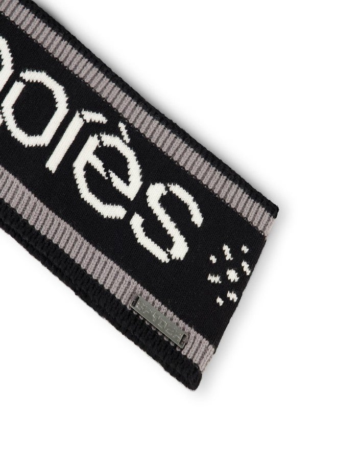 سبايدر طوق رأس نسائي من Spyder بتصميم Intarsia Apres Ski، أسود، مقاس واحد - Image 3