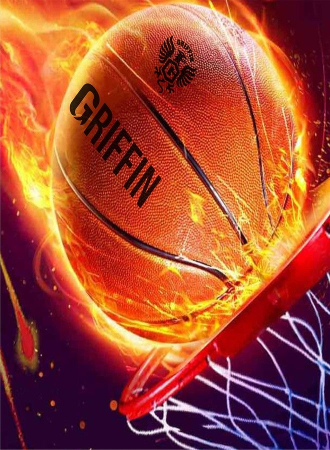 Griffin Basketball Rubber Anti-Slip Grip Outdoor Rubber Basketball for Youth & Boys of 14 Year & Above Basketball Brick Without Air Pump - Image 4
