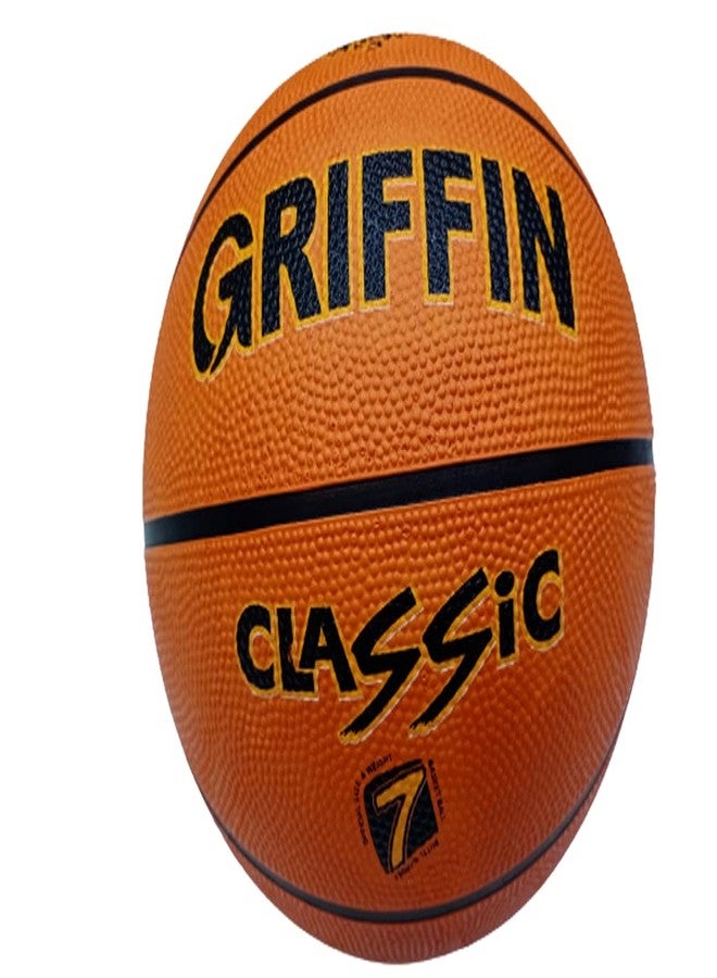 Griffin Basketball Rubber Anti-Slip Grip Outdoor Rubber Basketball for Youth & Boys of 14 Year & Above Basketball Brick Without Air Pump - Image 5