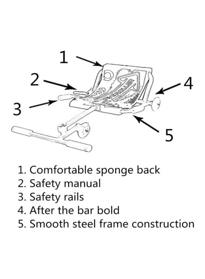 Wave Roller 3-Wheel Wave Roller Balancing Ride-On Toy 30x50x20cm - Image 4