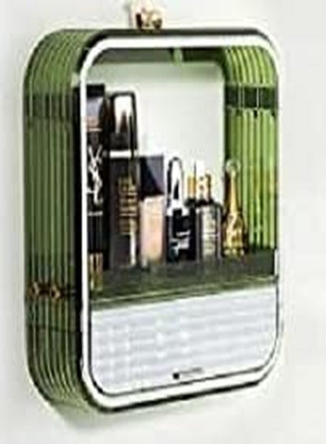 Matiko Multi-Functional Wall-Mounted Cosmetic Storage Box Waterproof Cosmetic Organizer Rack (Green) - Image 4