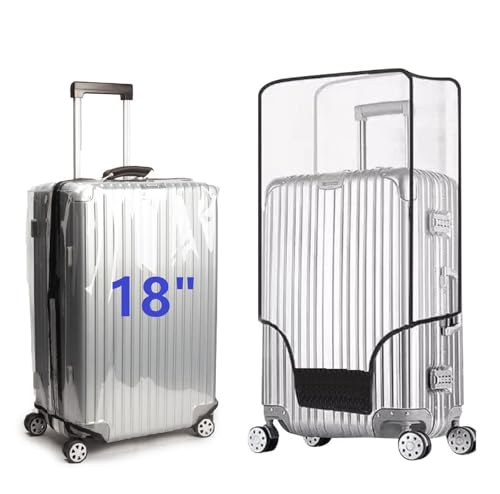 FABULWAY Clear PVC Suitcase Cover Protectors Transparent Luggage Covers Waterproof Wheeled Suitcase Dust Dustproof Travel Luggage Sleeve Protector 18 - Image 1