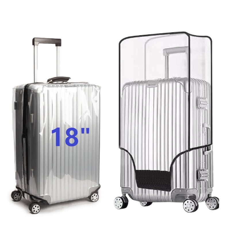 FABULWAY Clear PVC Suitcase Cover Protectors Transparent Luggage Covers Waterproof Wheeled Suitcase Dust Dustproof Travel Luggage Sleeve Protector 18 - Image 2