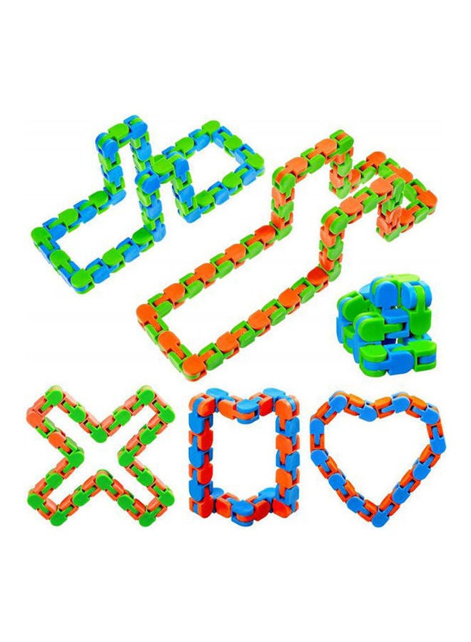 6-Piece Wacky Tracks Bicycle Chain Track Toy