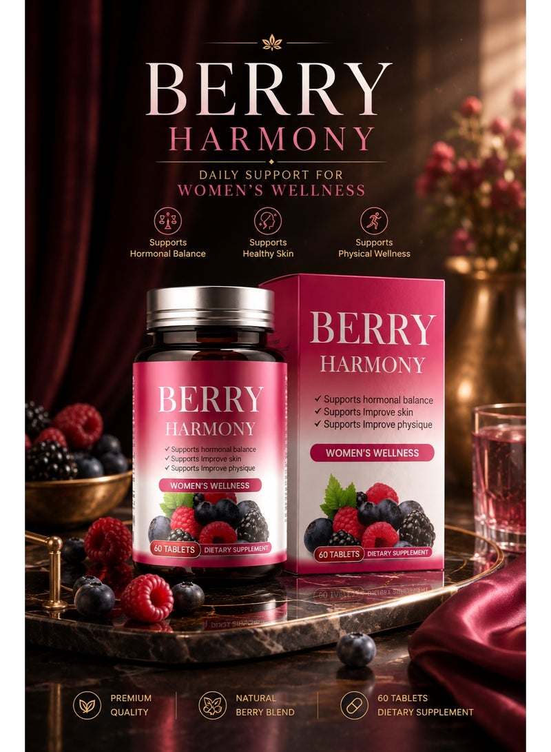 Berry Harmony Women’s Wellness Dietary Supplement, 60 Tablets - Image 4