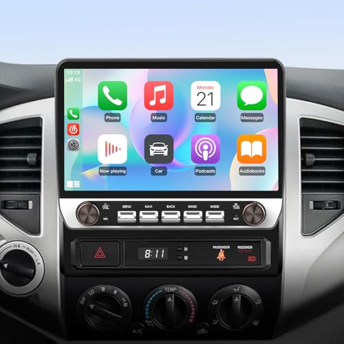 AWESAFE 10" for Toyota Tacoma Radio Upgrade 2005-2015, Touch Screen Tacoma Radio Android 13 Head Unit with Wireless CarPlay/Android Auto/AM/FM/DSP-2GB+64GB - Image 1