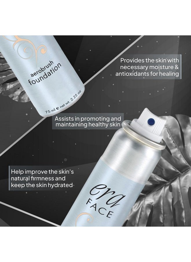 ERA Beauty - ERA Face spray makeup (R4 Champagne, 2.25 oz) - airbrush foundation, everyday, buildable, professional spray on cosmetics by Era Beauty - Image 1