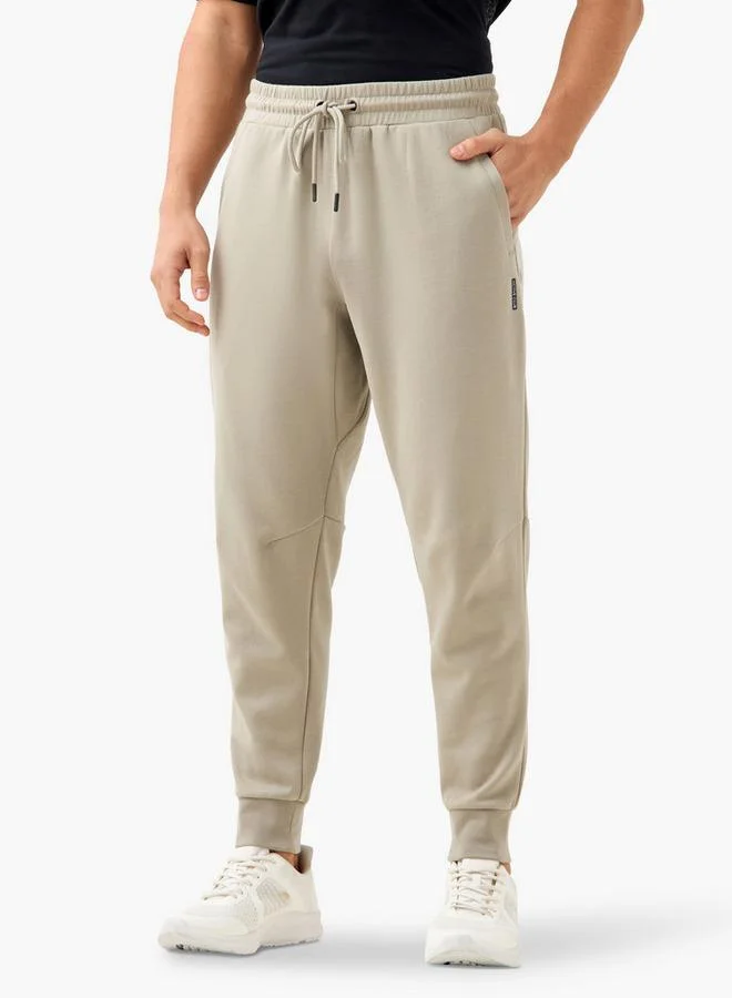 ADOT by Splash Panelled Joggers with Drawstring Closure and Pockets