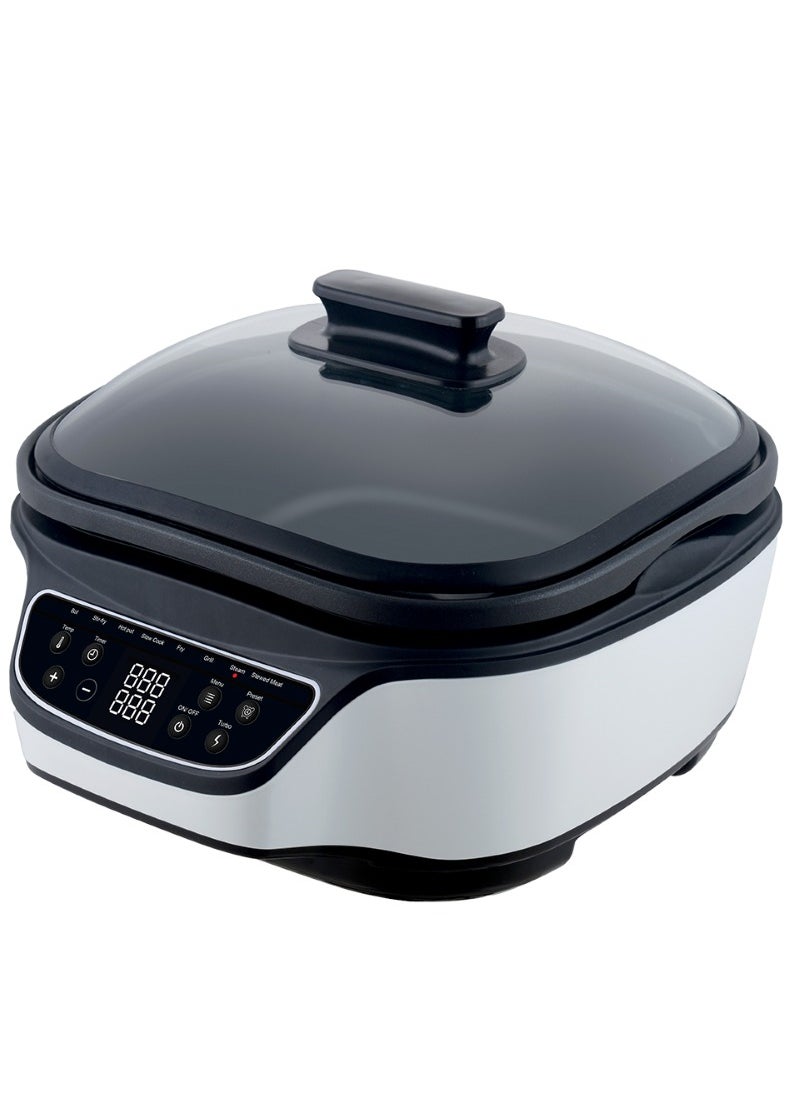 Generic - Stirling 8 in 1 Multi Cooker 1500 Watt Removable Heating Pan 8 Programs Digital Display - Image 1