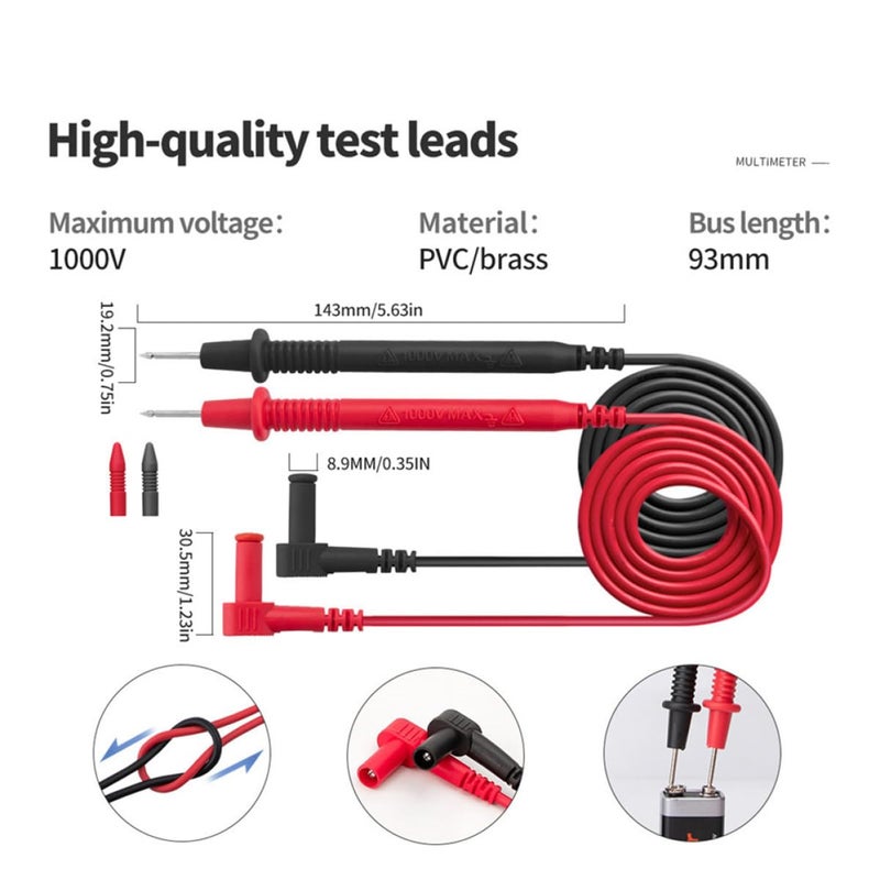 Digital Clamp Multimeter AC DC Current Voltage Tester Professional Electrical Tool - Image 5