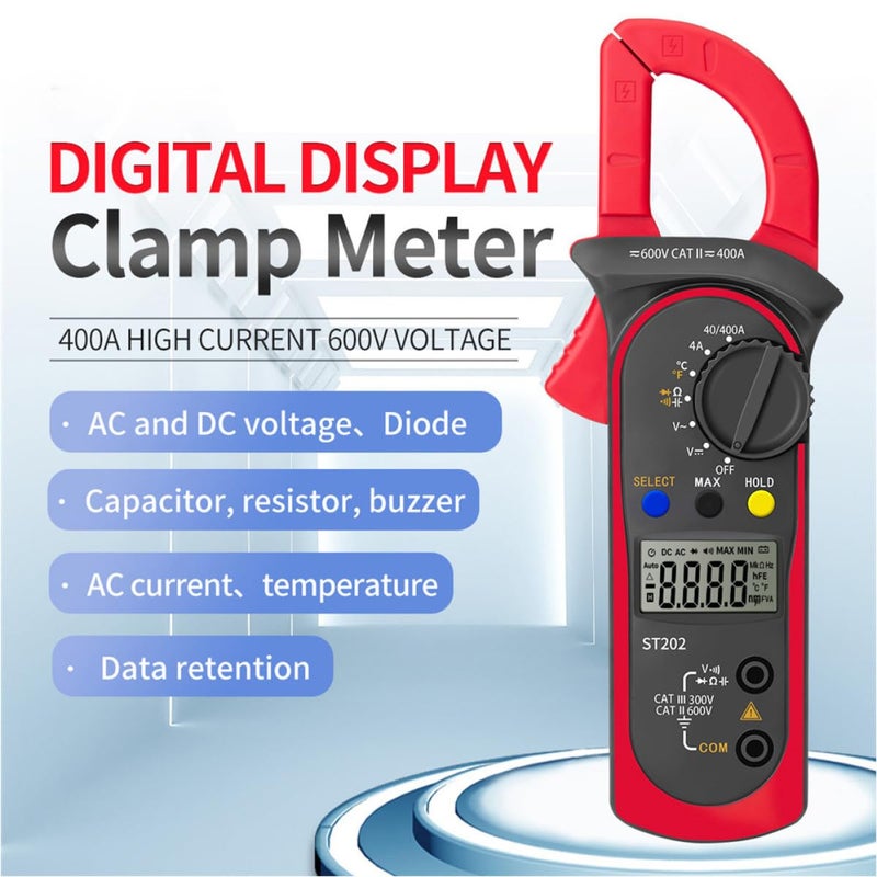 Digital Clamp Multimeter AC DC Current Voltage Tester Professional Electrical Tool - Image 4