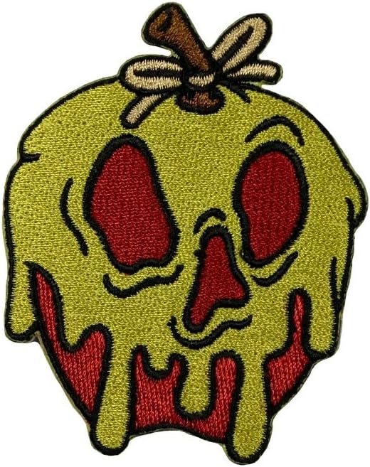 Loungefly Disney Poison Apple Patch Snow White Seven Dwarfs Evil Queen Iron On Applique - Image 1