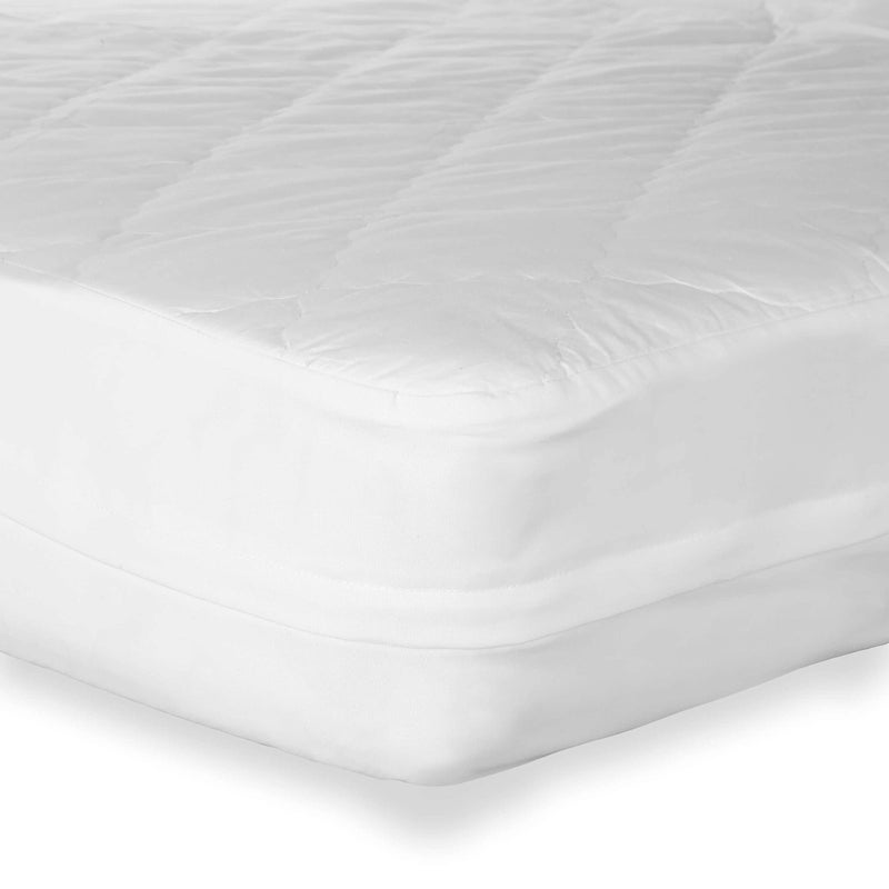 Jambini Zipper Crib Mattress Protector - Fully Encased & Waterproof Cover - Image 4