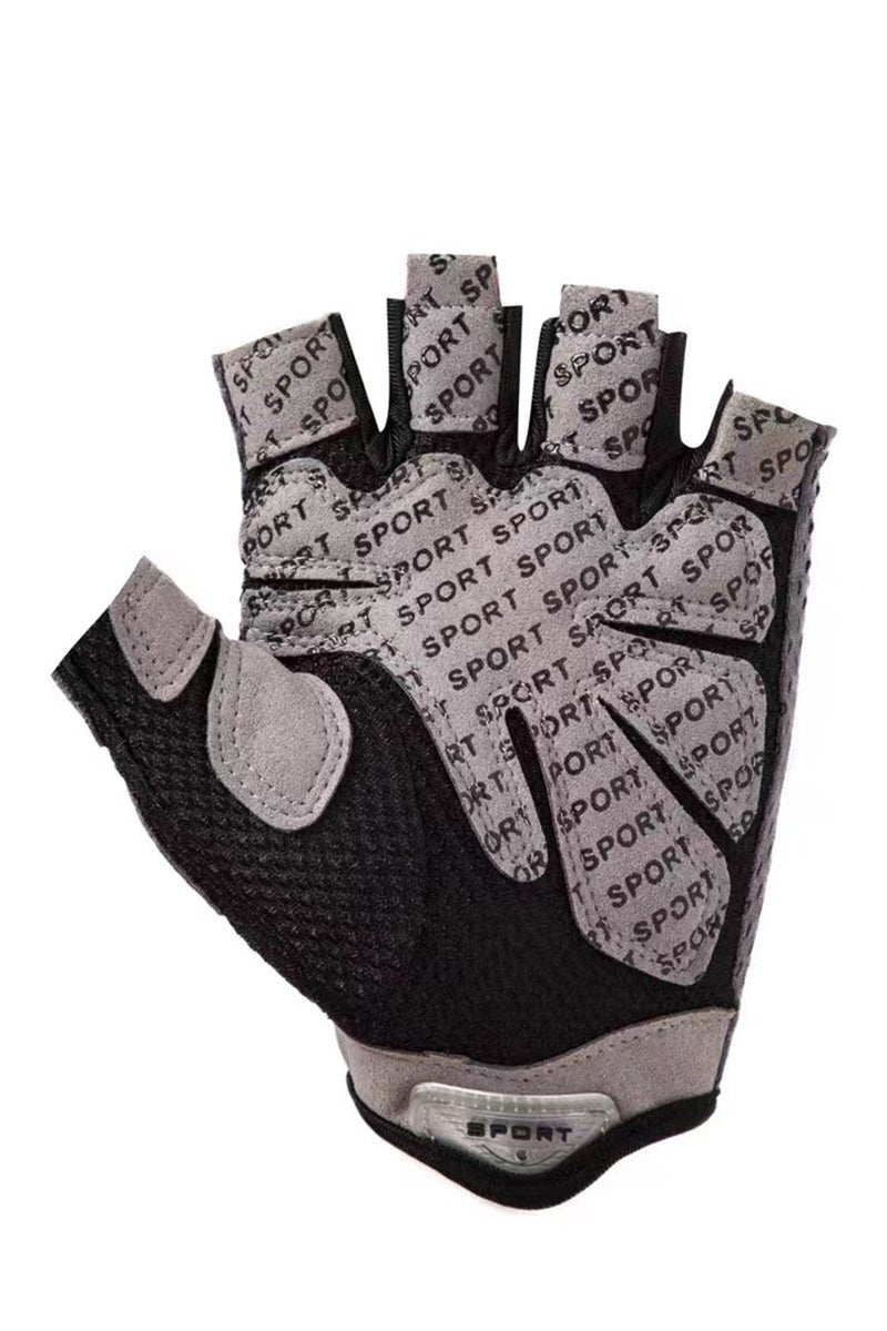 Generic Men And Women Unisex Fitness Equipment Gloves Adjustable Breathable Anti-slip Sport Half Finger Gloves Outdoor Climbing Running Yoga Protection Gloves  - Image 3