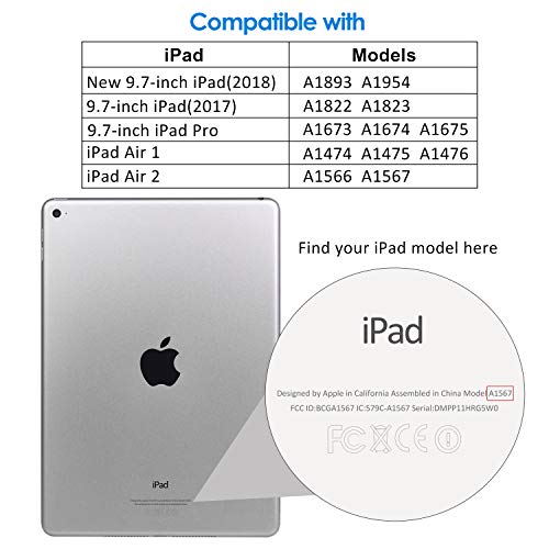 JETech Screen Protector for iPad 97Inch 20182017 Model 6th5th Generation iPad Air 1 iPad Air 2 iPad Pro 97Inch Tempered Glass Film 2Pack - Image 3