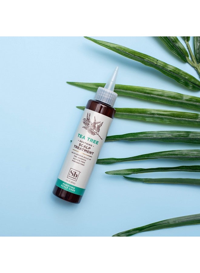 سوب بوكس علاج فروة الرأس من Soapbox، علاج مهدئ بزيت شجرة الشاي وحمض الهيالورونيك لتهدئة فروة الرأس المتهيجة والحكة والحساسة وترطيب الشعر، نباتي، خالي من القسوة، خالٍ من البارابين والغلوتين والكبريتات، 5 أونصة - Image 3