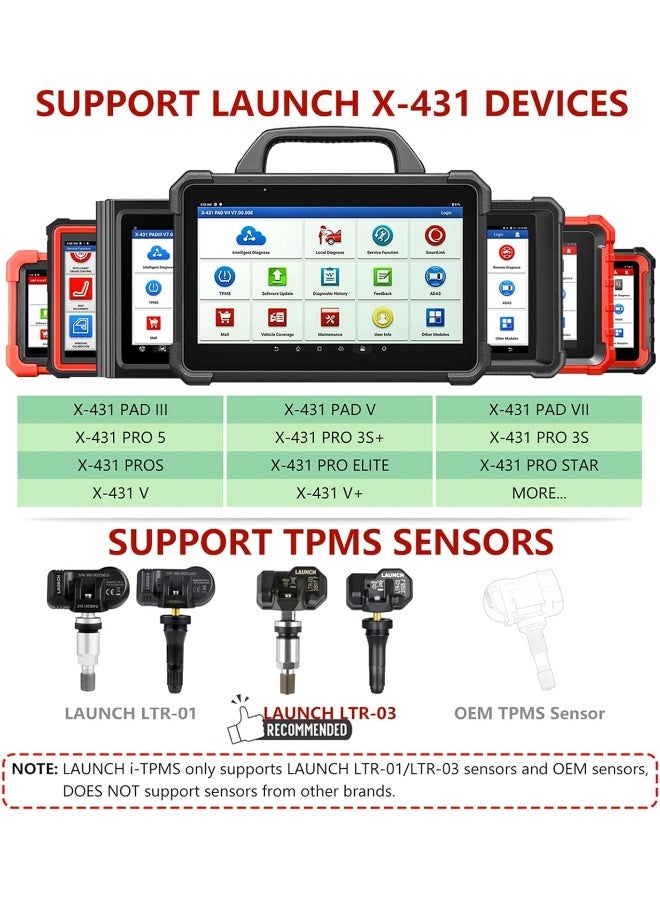 Launch Launch X-431 TSGUN TPMS Tire Pressure Detector Handheld Program Diagnostic Tool  - Image 5
