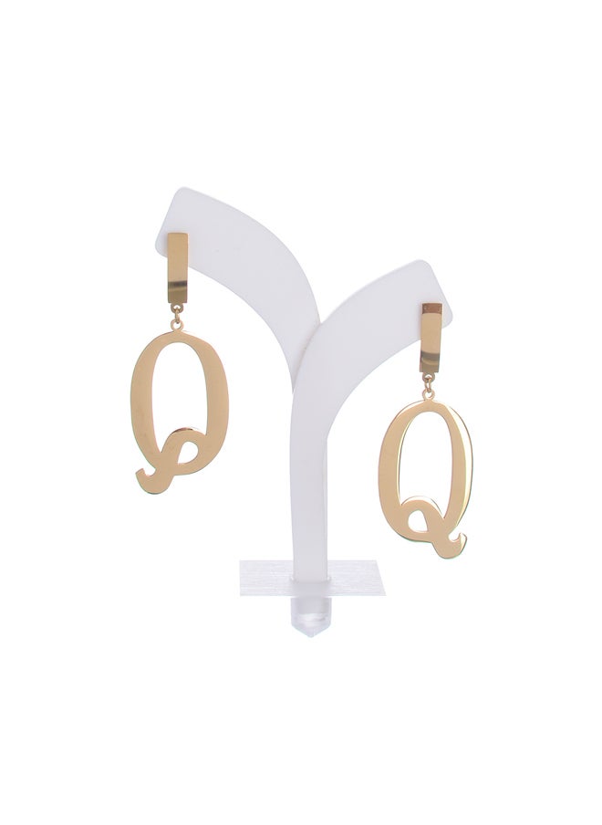 Akher el Ankoud - Q letter Earring - Image 1