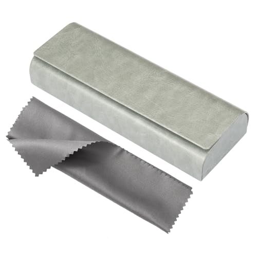 Vemiss Hard Shell Eyeglass Cases, Lightweight Portable Glasses Case for Women Men (D1-grey) - Image 1