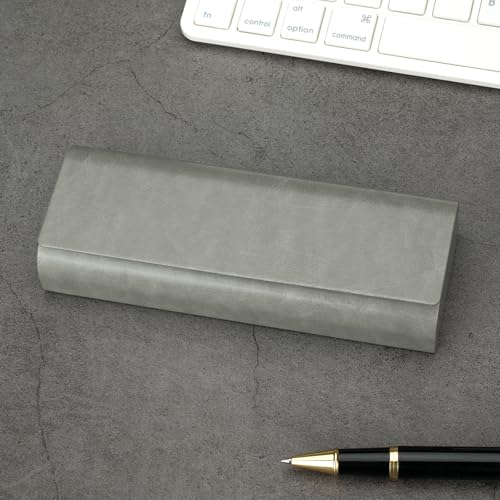 Vemiss Hard Shell Eyeglass Cases, Lightweight Portable Glasses Case for Women Men (D1-grey) - Image 5