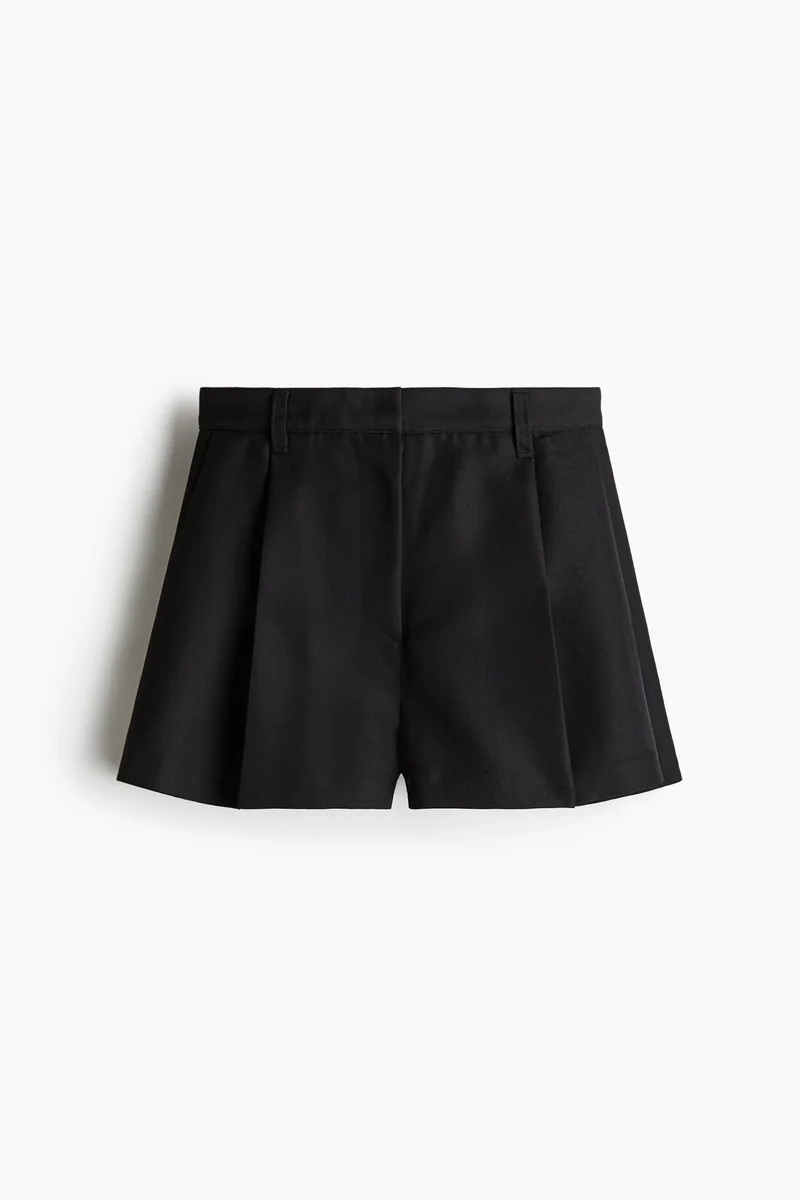 H&M Pleat-detail shorts
