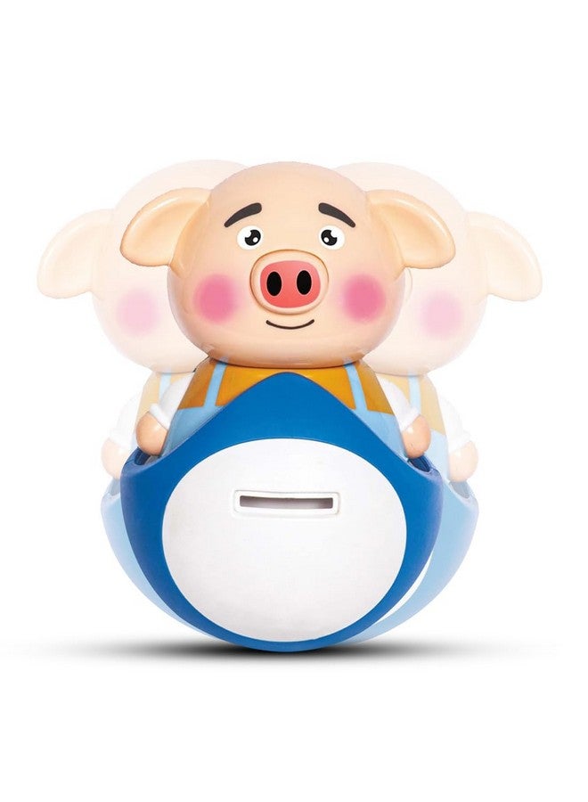 بومتوم ألعاب BUMTUM الموسيقية للأطفال | لعبة اهتزازية للدفع والهز مع الموسيقى | لعبة دمية تمبلر | ألعاب دمية متوازنة الصوت للأولاد والبنات من سن 6 أشهر فما فوق (برتقالي)