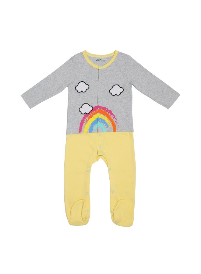 AIKO- Infant Fashion Graphic Romper - Image 2