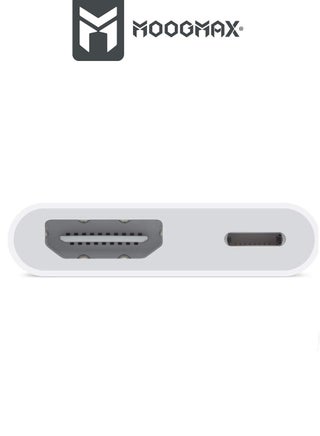 Original Lightning To HDMI Digital AV Adapter White. From MOOGMAX - view 2