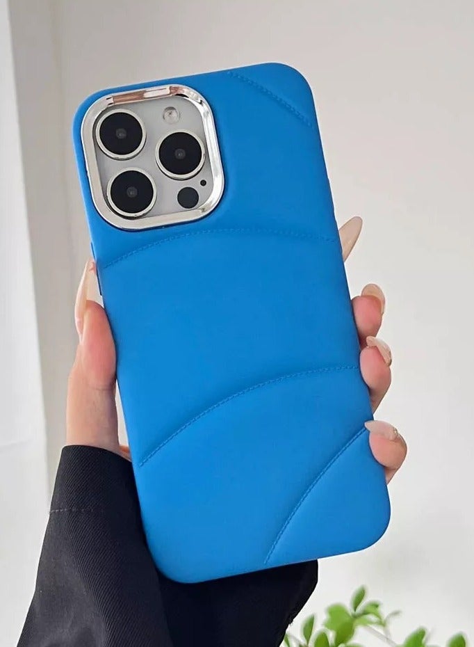 حافظة لهاتف آيفون 14 برو ماكس مطلية بالكهرباء مع جاكيت من مادة TPU - Image 1