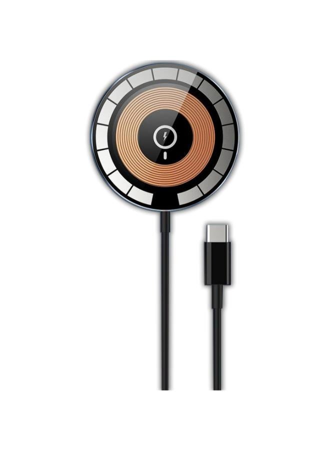 لانيكس شاحن لانكس اللاسلكي، ١٥ واط، أسود - LW10 - Image 1