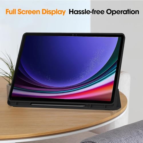 ProElite Cover for Samsung Galaxy Tab S10 Lite 10.9"/Tab S9 FE 10.9 inch/Tab S9 11"/Tab S10 FE 10.9" Cover, Soft Flexible Flip Case with S Pen Holder, Auto Sleep Wake, [Recoil Series] - Black - Image 4