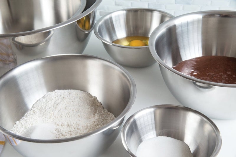 Fox Run 6-Piece Nesting Stainless Steel Polished Mirror Finish Mixing Bowls Set, 0.5, 1.25, 2.75, 4.25, 6.25 and 10.75 Quart - Image 5