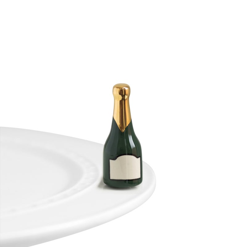 nf nora fleming Nora Fleming HandPainted mini champagne calibrations champagne bottle A94 