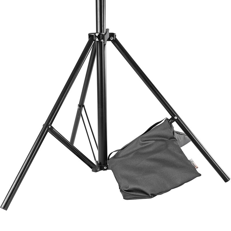 MVPRO حقيبة رمل سوداء 6 عبوات لاستوديو التصوير والفيديو ومسرح الأفلام لحوامل الإضاءة وأذرع البوم والحوامل - Image 4