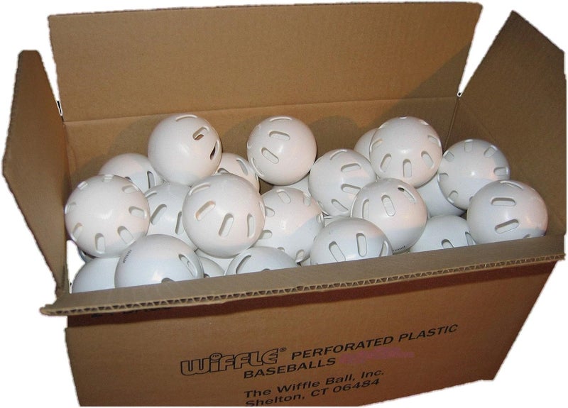 WIFFLE Balls Bulk Plastic Baseballs - Official Ball Brand - Made in USA - Plus Bonus Beverage Can Coolers (24 Balls) - Image 5