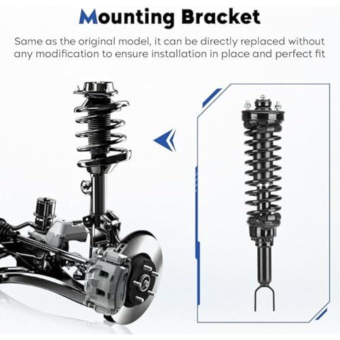 TadaMark Rear Shock Absorber Struts Assembly WCoil Spring Fit For Honda Civic 19962000 For Acura El 19972000 Replace For 171292 2Pcs - Image 4