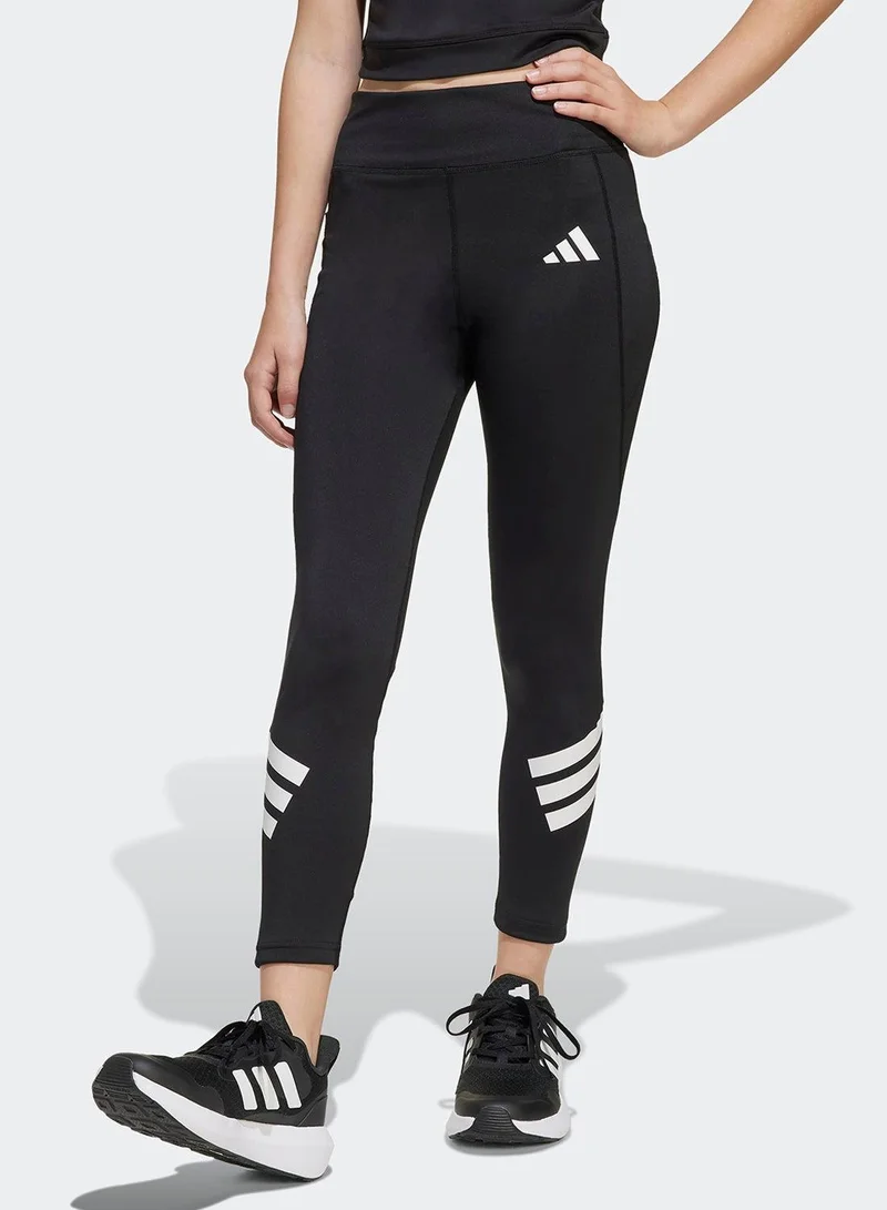 adidas جوارب ضيقة للأطفال بلون أسود