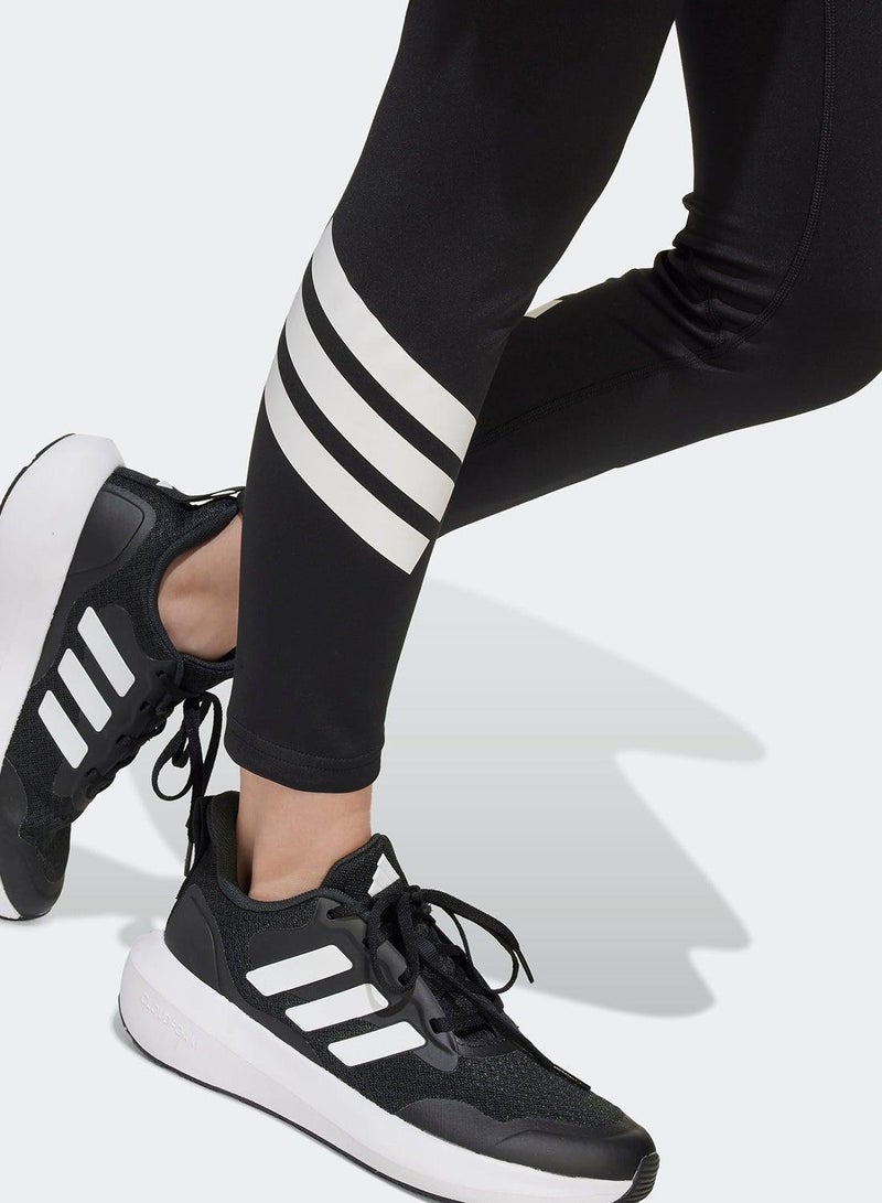 adidas جوارب ضيقة للأطفال بلون أسود - Image 4