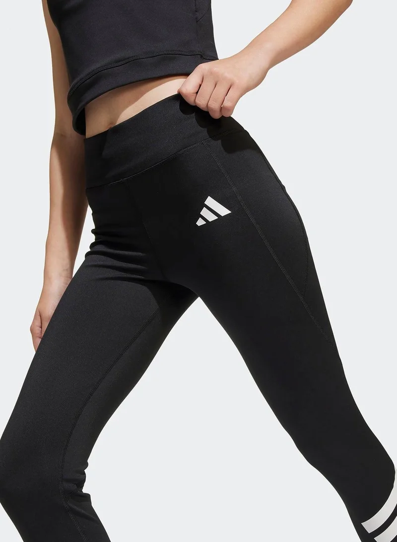adidas جوارب ضيقة للأطفال بلون أسود
