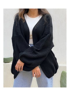 Black oversized Cardigan - pzsku/ZCFFAC96CFEA291EAF7C4Z/45/_/1731683849/1727adbc-2dfe-4e76-beb5-9006f3109a40