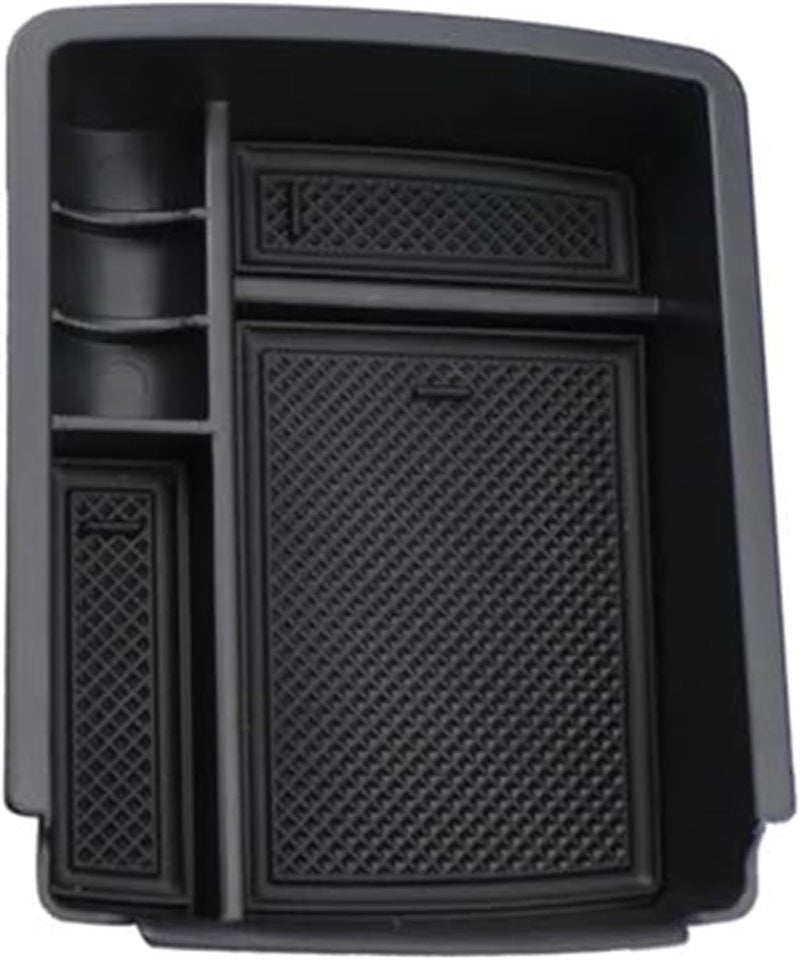 QASULER Car Armrest Center Console Organizer for VW Golf - Image 1