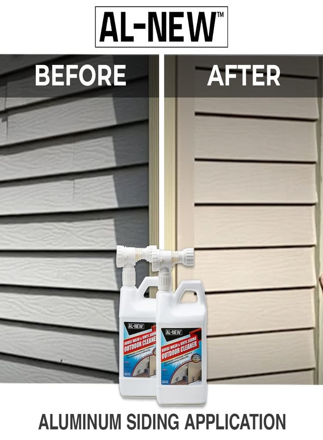 AL-NEW Outdoor Cleaner | Versatile Outdoor Cleaner 64oz Hose End Sprayer (Pack of 2) (House Wash & Vinyl Siding Outdoor Cleaner) - Image 5
