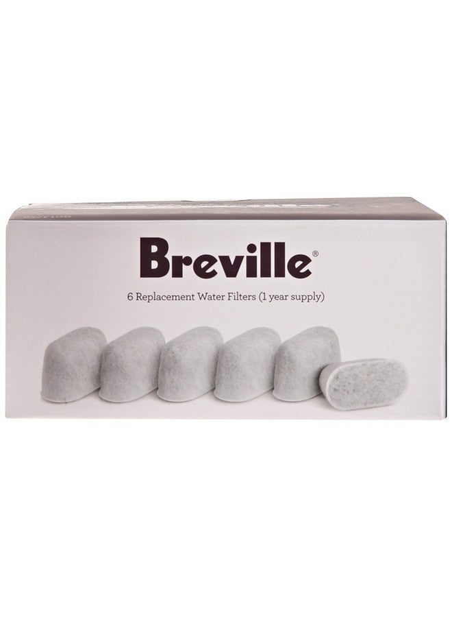 Breville فلاتر الفحم البديلة لجهاز تحضير القهوة بريفيل BWF100 لكوب واحد أبيض - Image 4