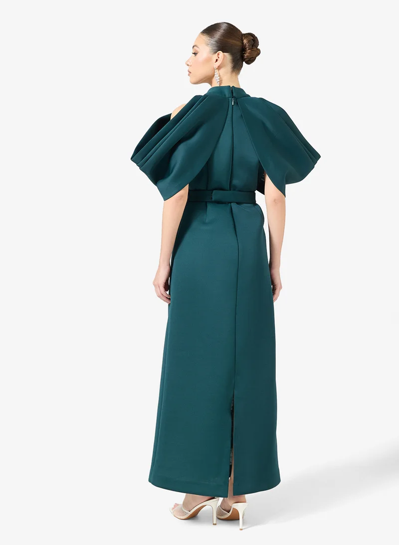 Namshi x Jewel Embellished Off Shoulder Evening Dress