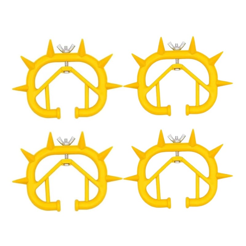 DM DASII MAT حلقة أنف DM DASII لفطام الماشية - حلقات أنف شائكة من PVC متينة للعجول والماشية، تصميم قابل للتعديل والإزالة مع برغي ثابت لفطام آمن (4) - Image 1