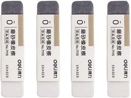 Qintreesify 2 Pcs Frosted Eraser Sand Eraser Matte Ink Pen Ballpoint Pen Fountain Ink Correction Supplies Stationery for Ballpoint Fountain Office Supplies - Image 5