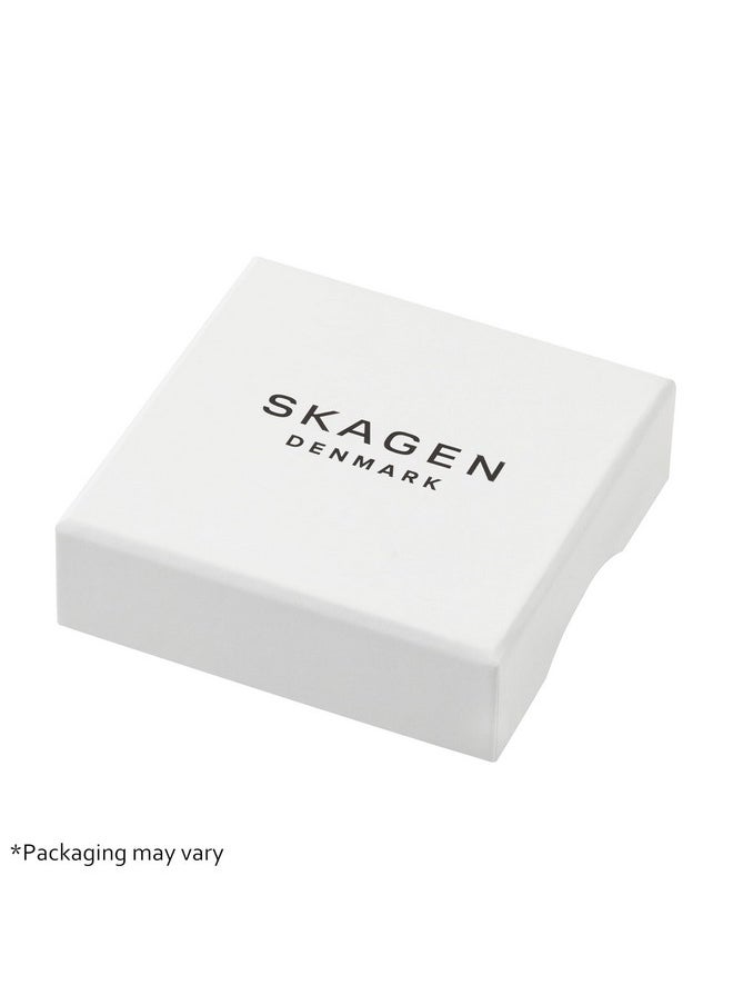 Skagen Women'S Sofie Sea Glass Silver And Blue Organicshaped Stud Earrings (Model: Skj1810040)  - Image 5